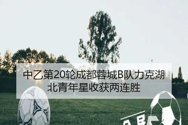 中乙第20轮成都蓉城B队力克湖北青年星收获两连胜 | KYSPORTS